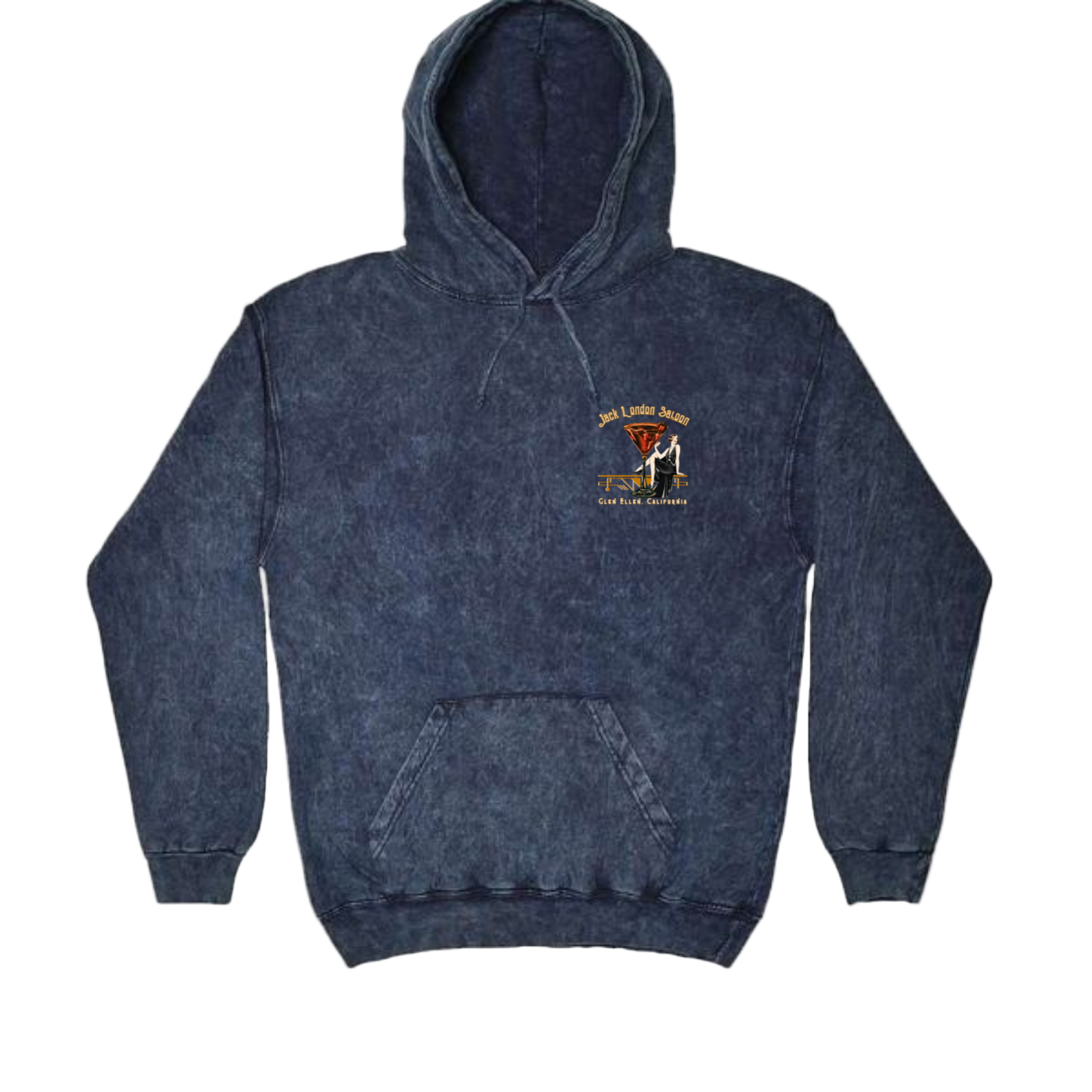 JACK LONDON SALOON "Cold Cocktails" Mineral Wash Hoodie