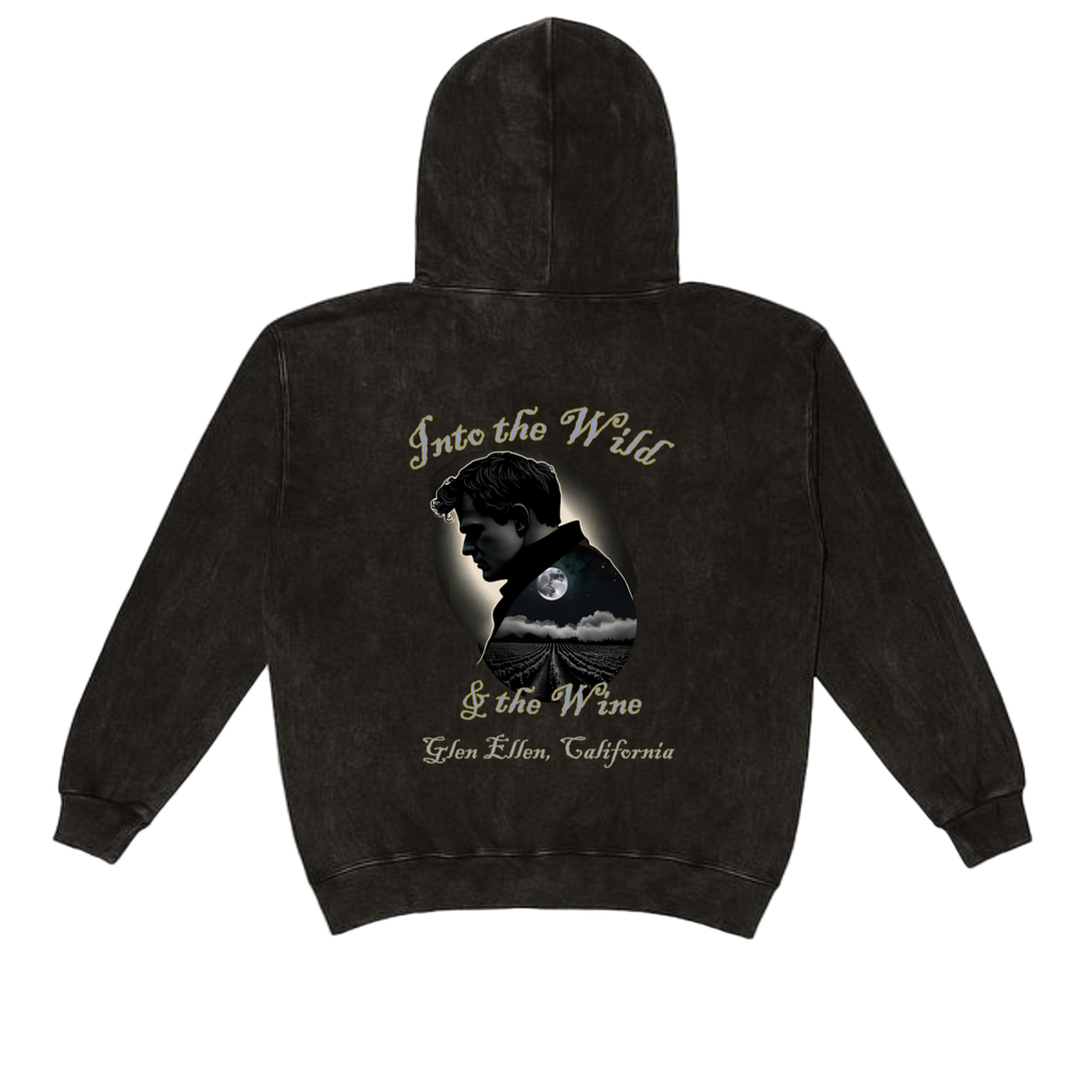 JACK LONDON "IN TO THE WILD" MINERAL WASH HOODIE - Hoodies from USPF