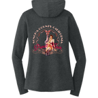 PINOT NOIR PINUP Long Sleeve Womens Hooded T-Shirt - Hoodies from USPF