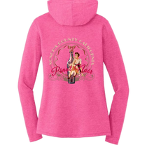 PINOT NOIR PINUP Long Sleeve Womens Hooded T-Shirt - Hoodies from USPF