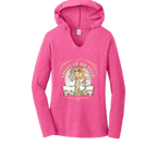 VALLEY OF THE MOON "GLAM" PINUP WOMEN'S HOODIE T-SHIRT - Hoodies from USPF