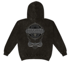 GLEN ELLEN VINTAGE EMBLEM GRAY Mineral Wash Hoodie - Hoodies from USPF