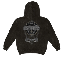 GLEN ELLEN VINTAGE EMBLEM GRAY Mineral Wash Hoodie - Hoodies from USPF