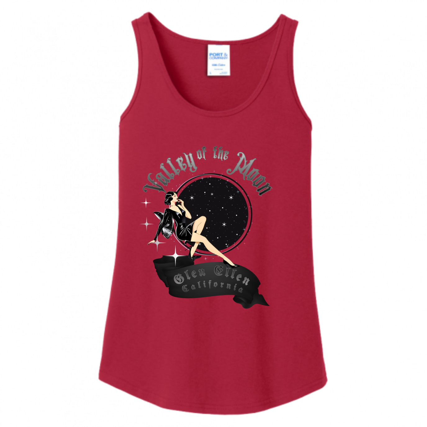 Valley of the Moon Vamp Pinup Women's Tank Top Main image