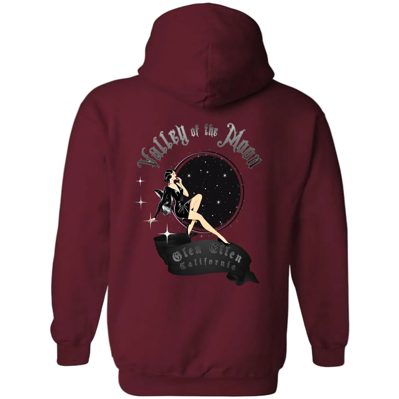 VALLEY OF THE MOON "VAMP" MEN'S PULLOVER HOODIE - Hoodies from USPF