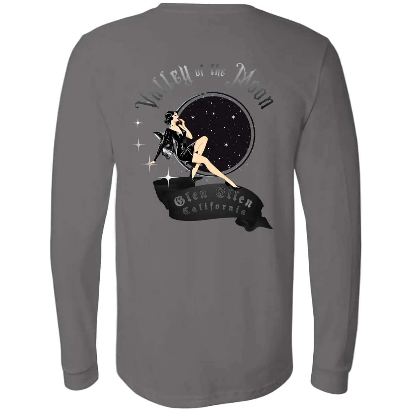 VALLEY OF THE MOON "VAMP" MEN'S LONG SLEEVE T-SHIRT