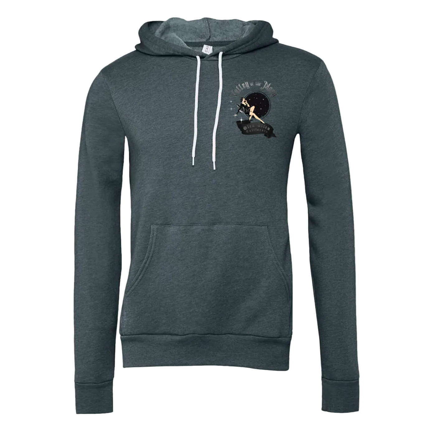 VALLEY OF THE MOON "VAMP" MEN'S LONG SLEEVE HOODIE T-SHIRT