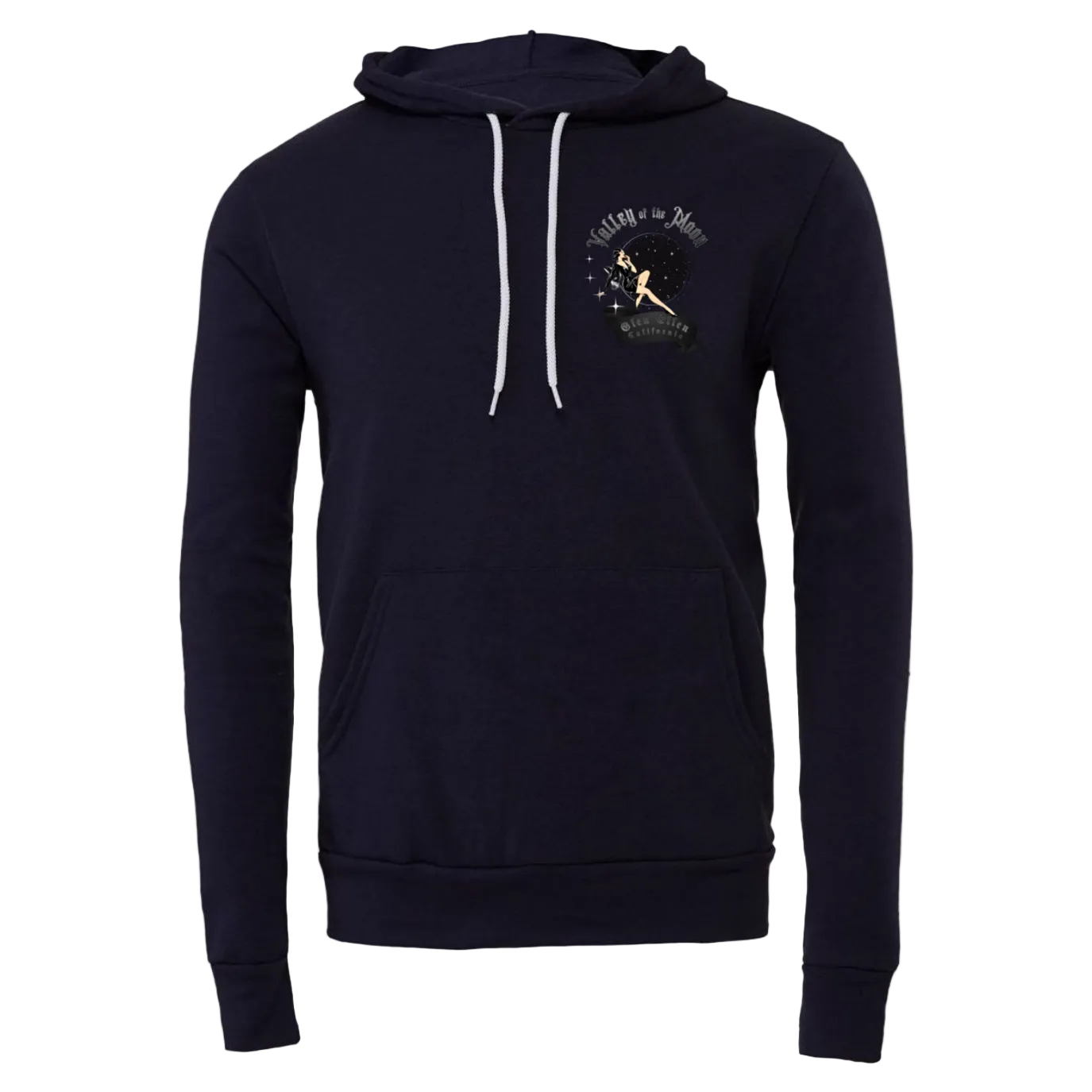 VALLEY OF THE MOON "VAMP" MEN'S LONG SLEEVE HOODIE T-SHIRT