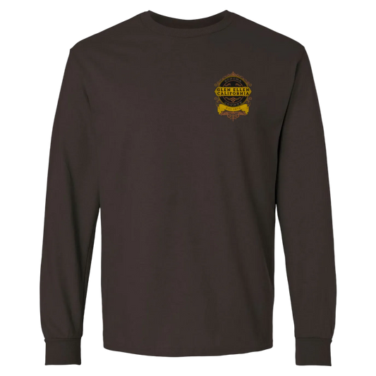 GLEN ELLEN VINTAGE EMBLEM-GOLD MEN'S LONG SLEEVE T-SHIRT