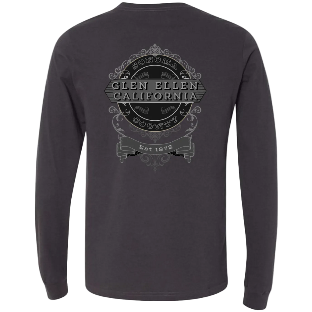 GLEN ELLEN VINTAGE EMBLEM-GRAY LONG SLEEVE MEN'S T-SHIRT - T-Shirts from USPF