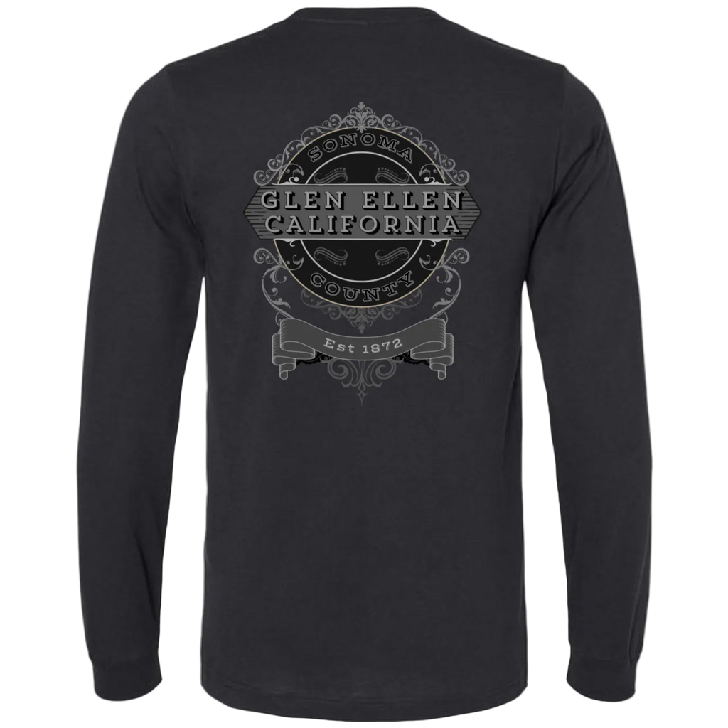 GLEN ELLEN VINTAGE EMBLEM-GRAY LONG SLEEVE MEN'S T-SHIRT - T-Shirts from USPF
