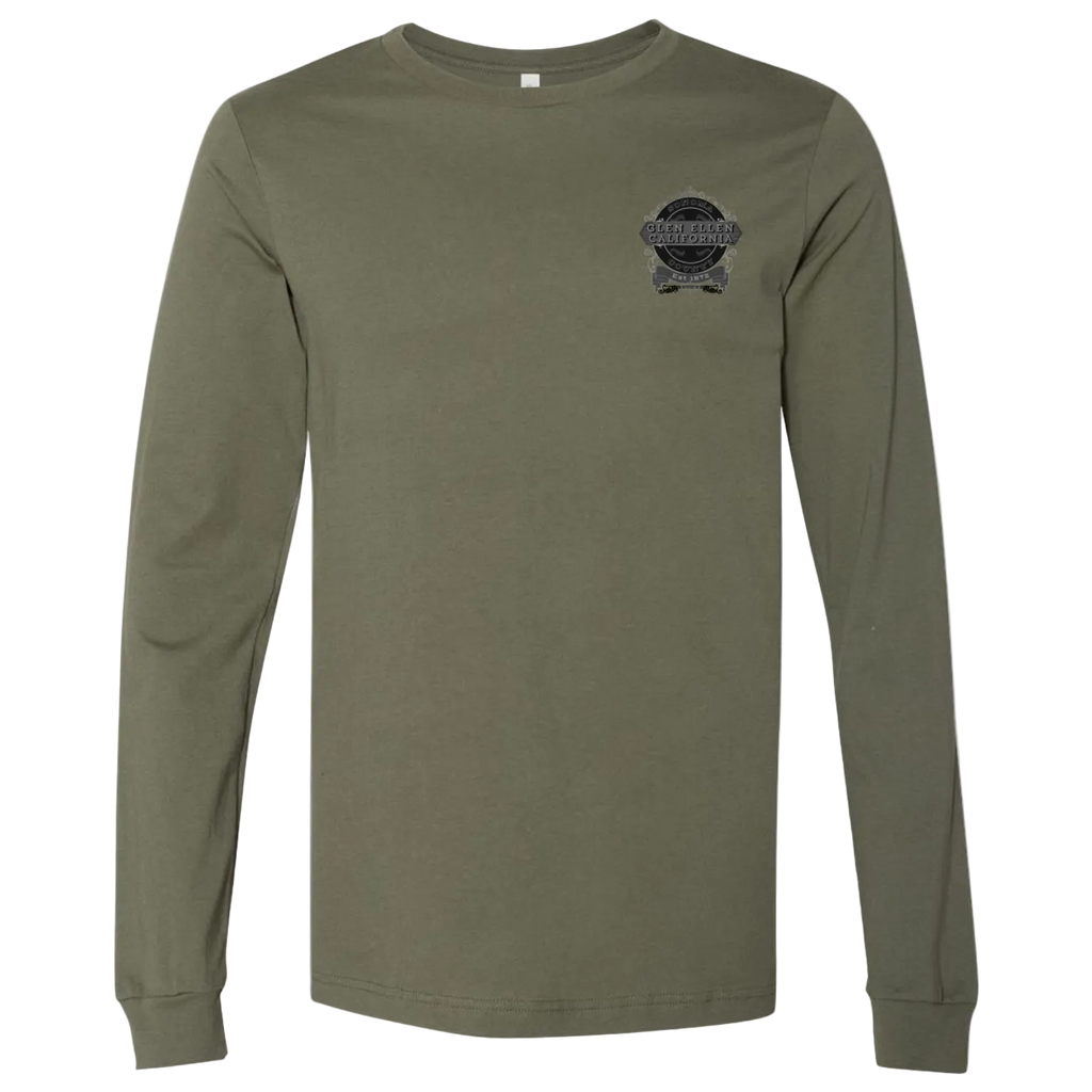 GLEN ELLEN VINTAGE EMBLEM-GRAY LONG SLEEVE MEN'S T-SHIRT - T-Shirts from USPF