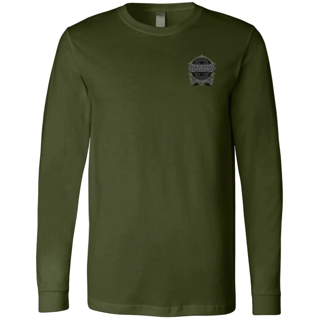 GLEN ELLEN VINTAGE EMBLEM-GRAY LONG SLEEVE MEN'S T-SHIRT - T-Shirts from USPF