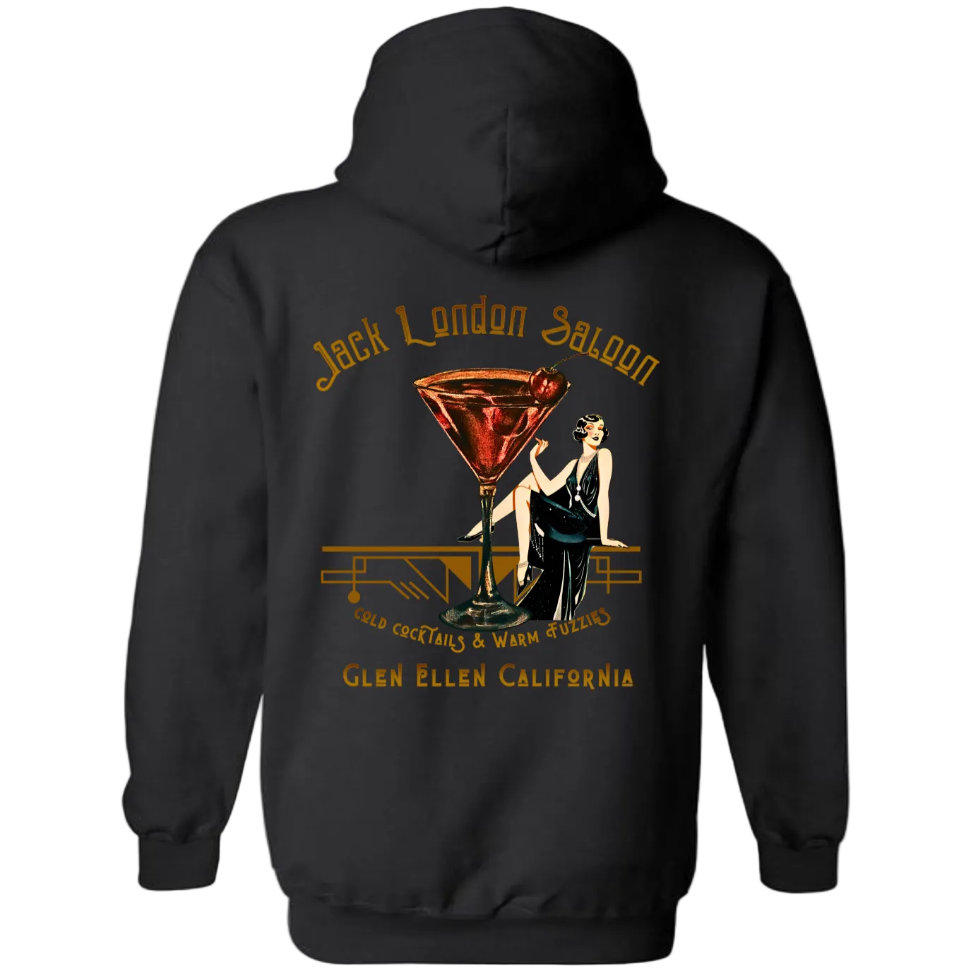 JACK LONDON SALOON "COLD COCKTAILS" CLASSIC HOODIE - Hoodies from USPF