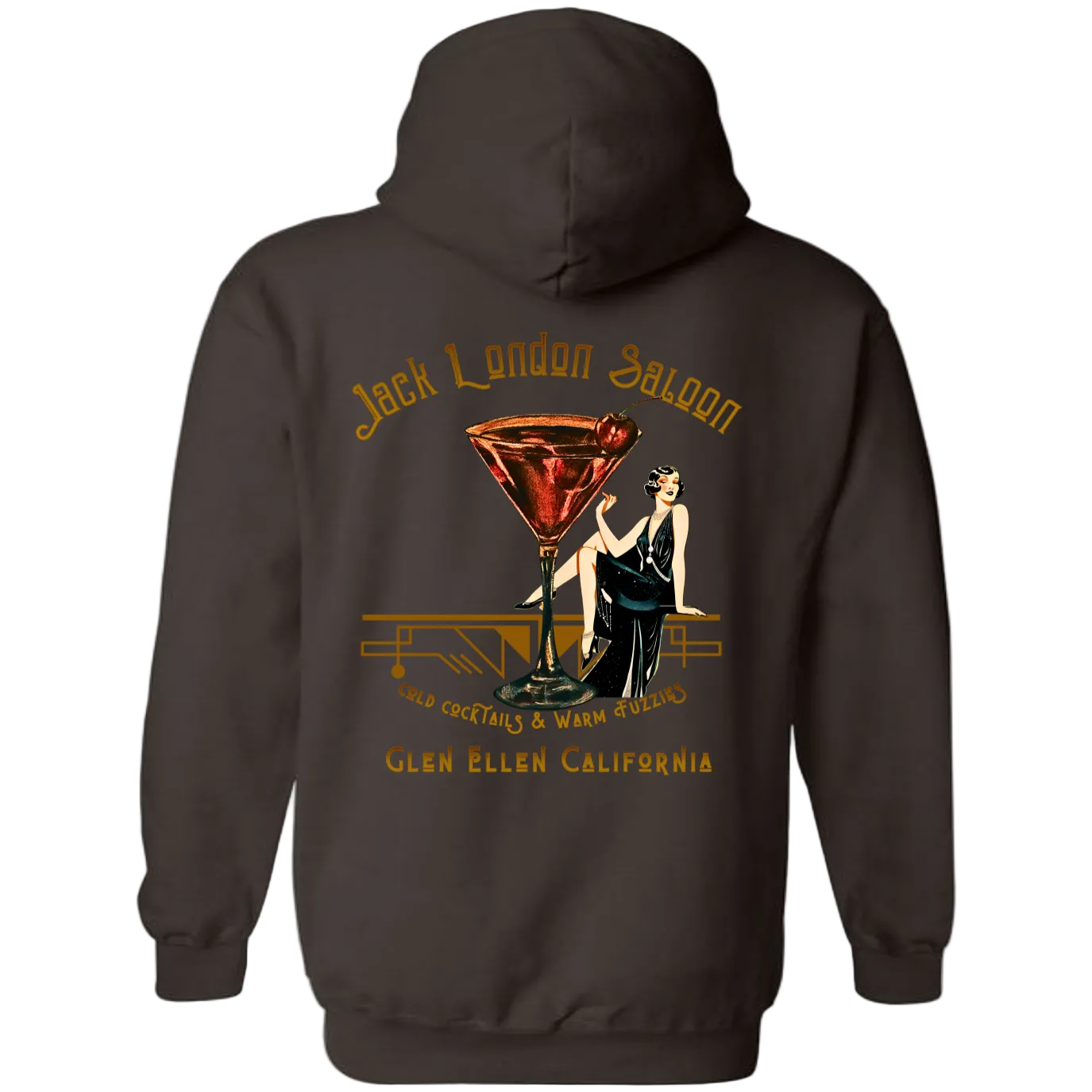 JACK LONDON SALOON "COLD COCKTAILS" CLASSIC HOODIE - Hoodies from USPF