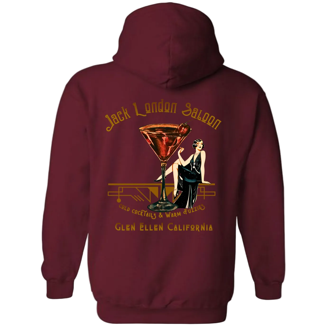 JACK LONDON SALOON "COLD COCKTAILS" CLASSIC HOODIE - Hoodies from USPF