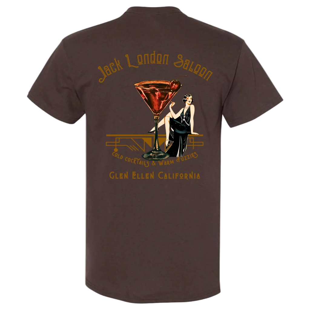 JACK LONDON SALOON "COLD COCKTAILS" MEN'S T-SHIRT - T-Shirts from USPF