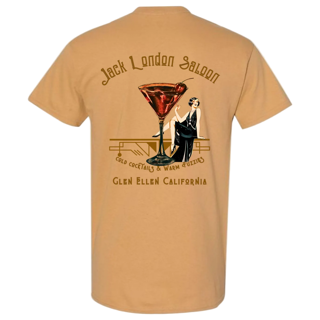 JACK LONDON SALOON "COLD COCKTAILS" MEN'S T-SHIRT - T-Shirts from USPF
