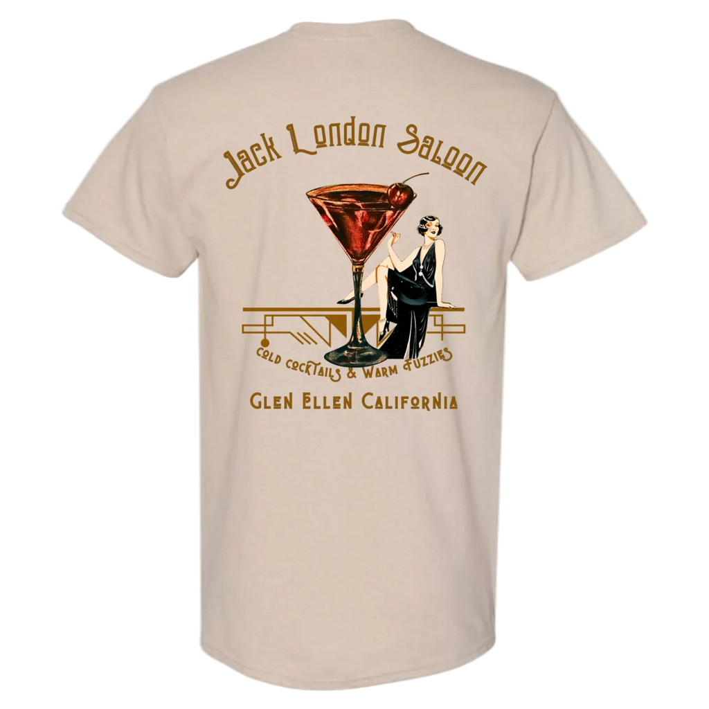 JACK LONDON SALOON "COLD COCKTAILS" MEN'S T-SHIRT - T-Shirts from USPF