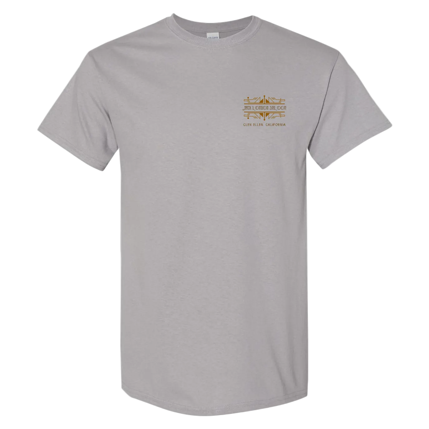JACK LONDON SALOON "COLD COCKTAILS" MEN'S T-SHIRT