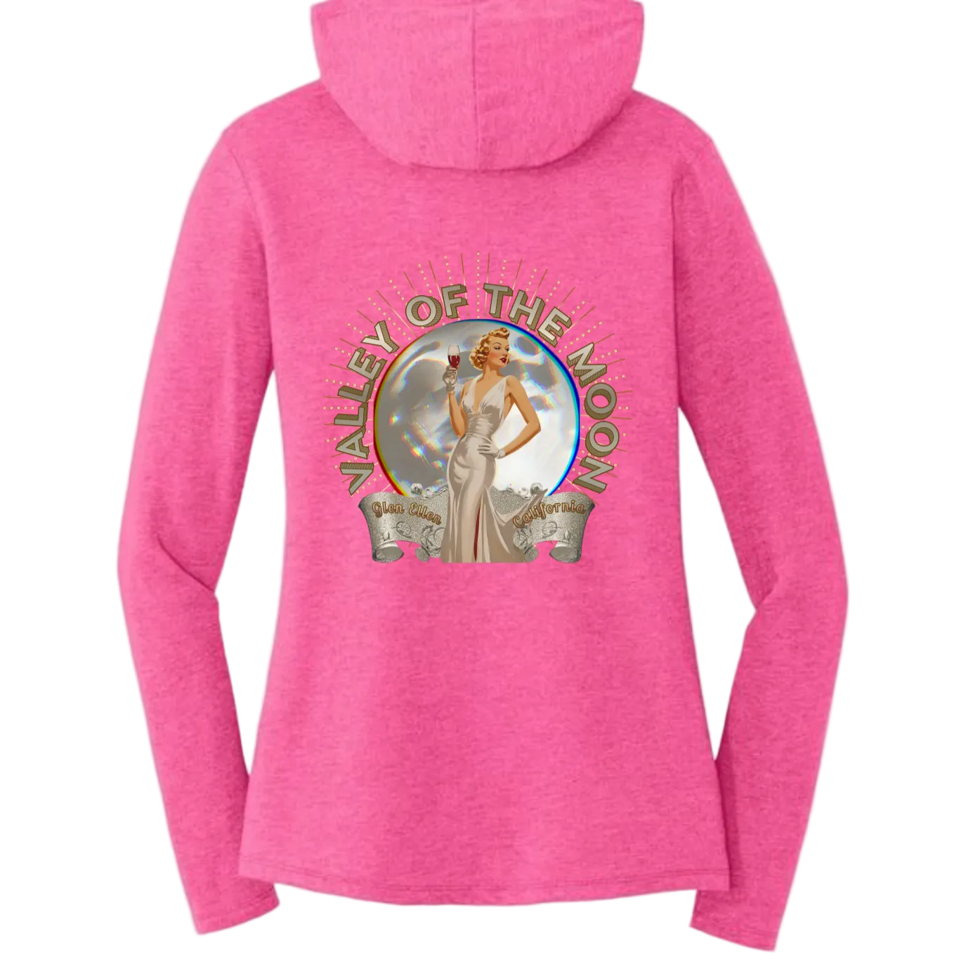 Valley of the Moon Glam Women's Hoodie T-Shirt Secondary image