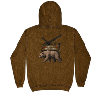 Sonoma Bear Revolt Mineral Wash Men's Hoodie - Hoodies from USPF