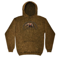 Sonoma Bear Revolt Mineral Wash Men's Hoodie - Hoodies from USPF