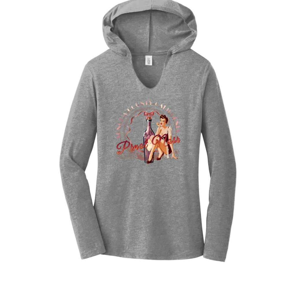 Sonoma Pinot Pinup Women's Hoodie Sweatshirt - Hoodies from USPF