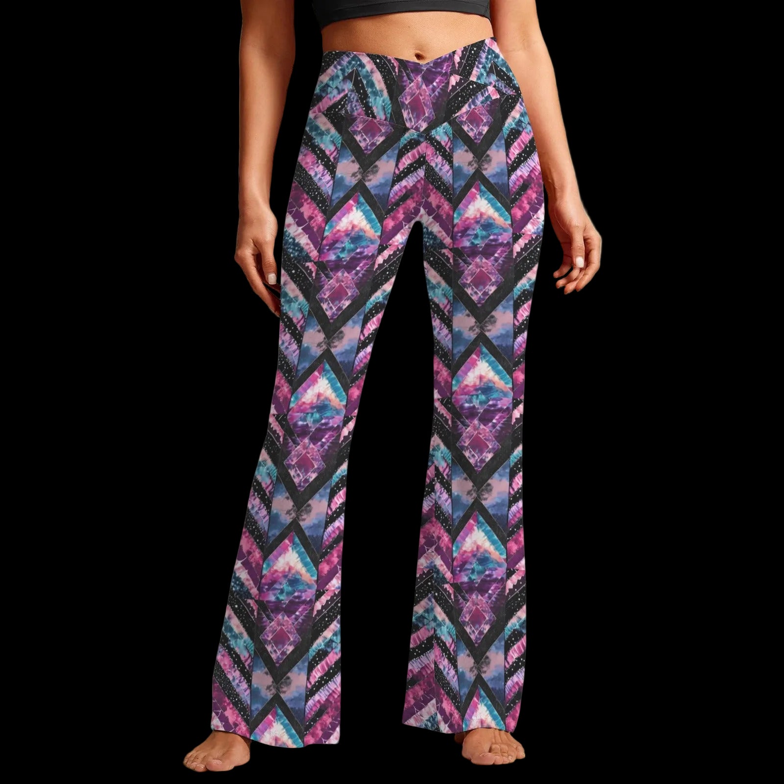 Guatemalan Print Flare Leggings Main image
