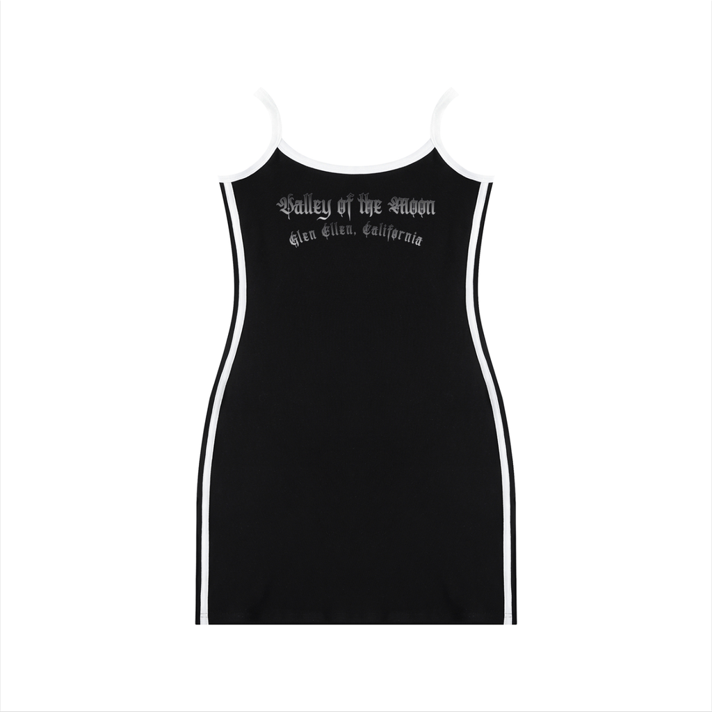 Valley of the Moon White Striped Mini Dress