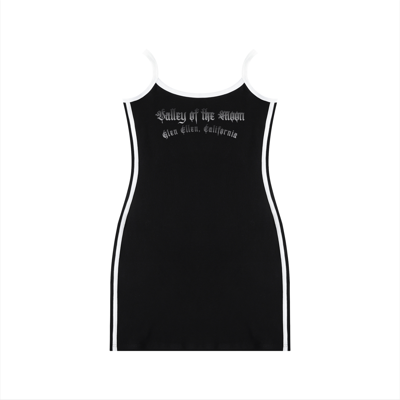 Valley of the Moon White Striped Mini Dress