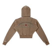 California O.G. Vintage Wash Cropped Women's Hoodie