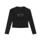 Valley of the Moon Glam Dyed Washed  Long Sleeve T-Shirt