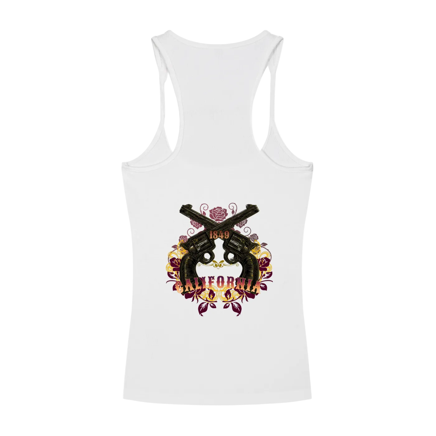 Vintage Outlaw Ribbed Women's Racerback Tank Top
