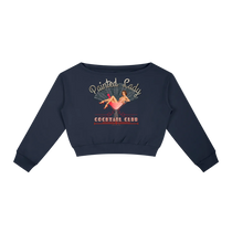 Vintage Cocktail Club Women's Off-Shoulder Sweatshirt