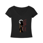 Saloon Silhouette V-Neck T-Shirt