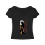 Saloon Silhouette V-Neck T-Shirt