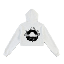 Valley of the Moon Vamp Women's Cropped Zip-Up Hoodie
