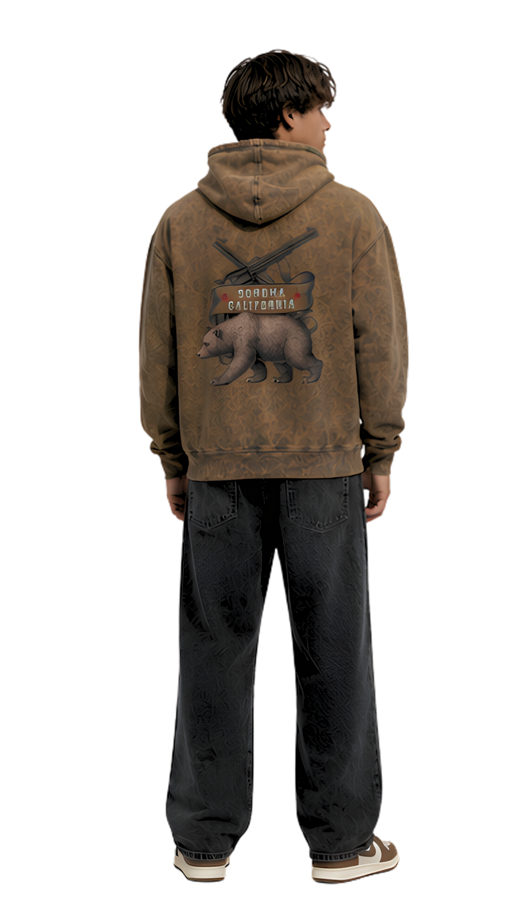 Sonoma Bear Revolt Mineral Wash Men's Hoodie