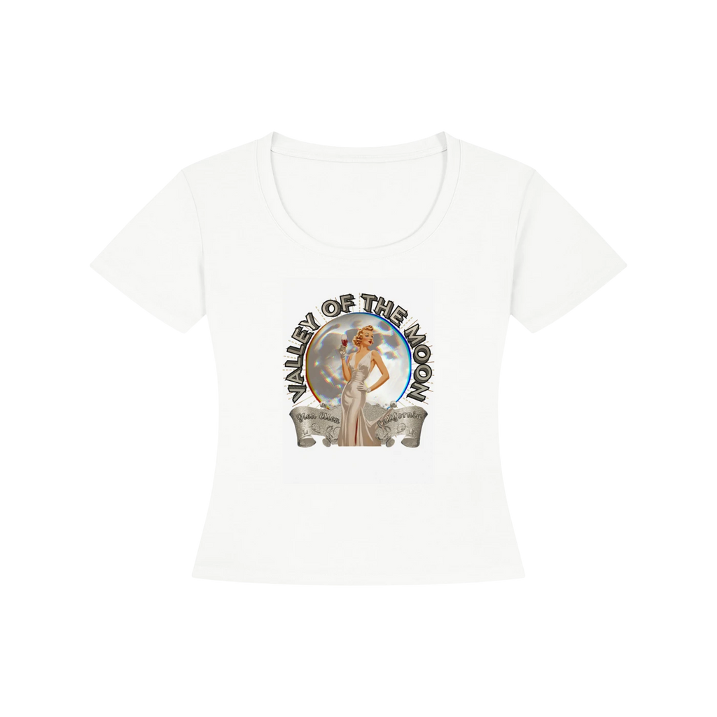 Valley of the Moon Glam Pinup Women's Slim Fit T-Shirt