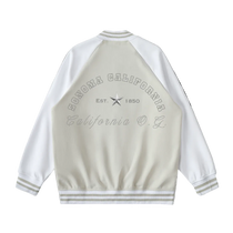 Sonoma California O.G. Collegiate Two Tone Raglan Sleeve Varsity Jacket