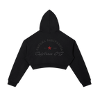 California O.G.  Women's  Cropped Zip-Up Hoodie