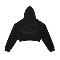 California O.G.  Women's  Cropped Zip-Up Hoodie