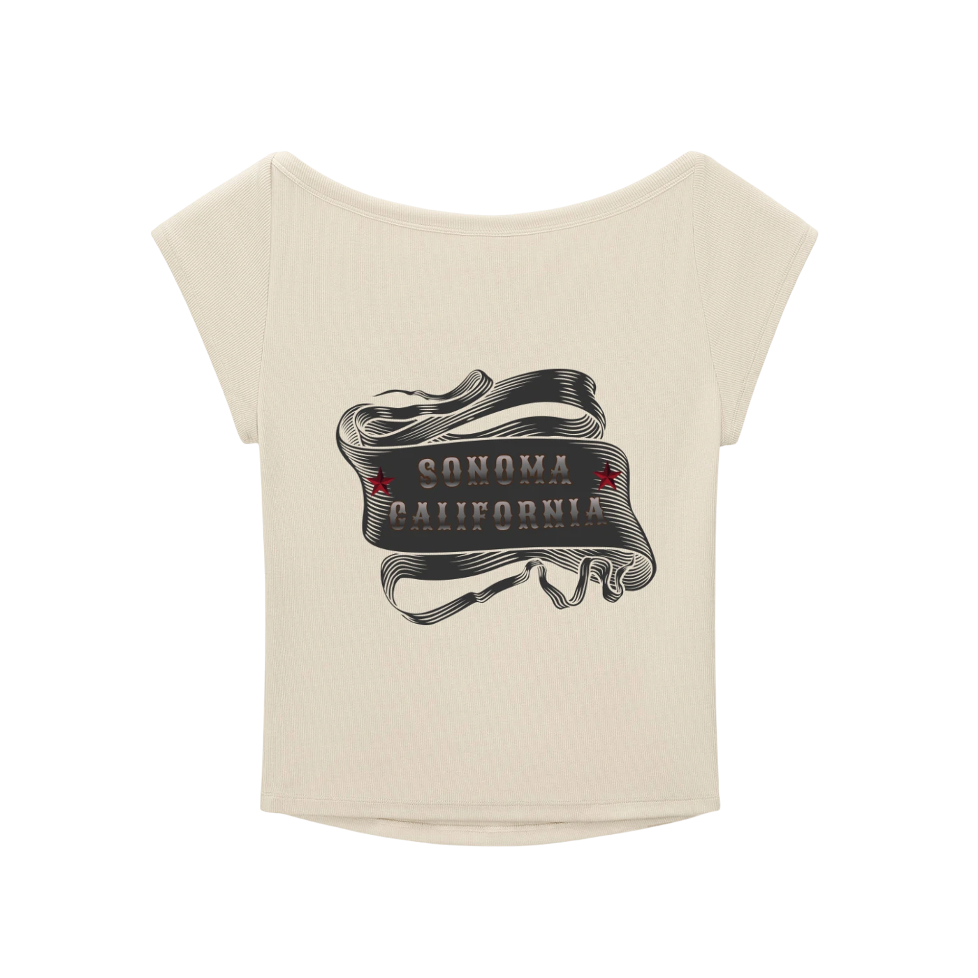 Sonoma Bear Boat Neck T-shirt