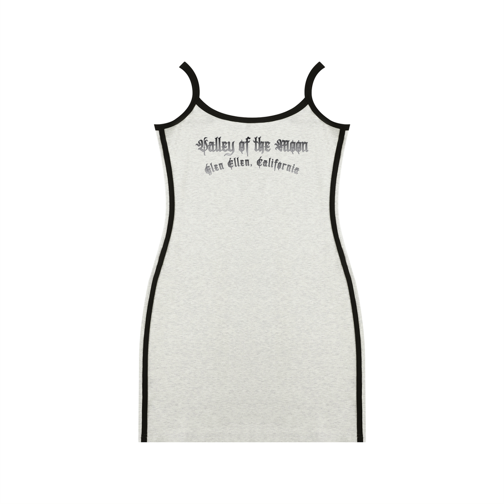 Valley of the Moon White Striped Mini Dress