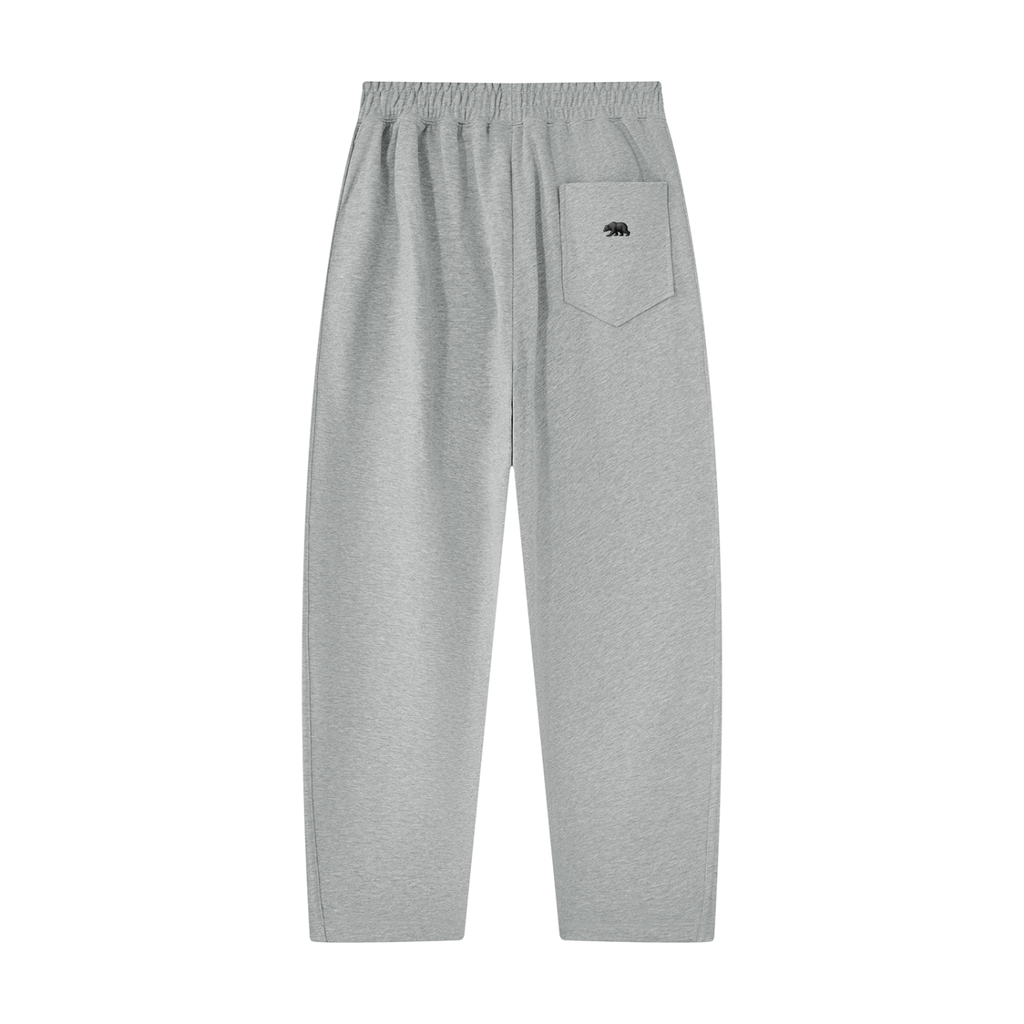 Unisex Tapered Straight Hem Sweatpants