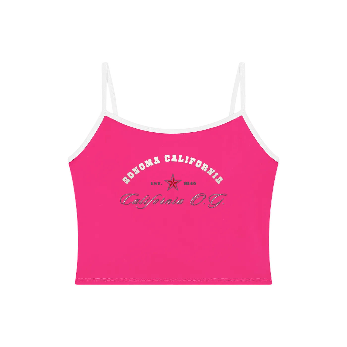 California O.G. Color Block Yoga Tank Top