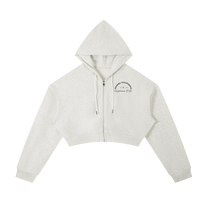 California O.G.  Women's  Cropped Zip-Up Hoodie