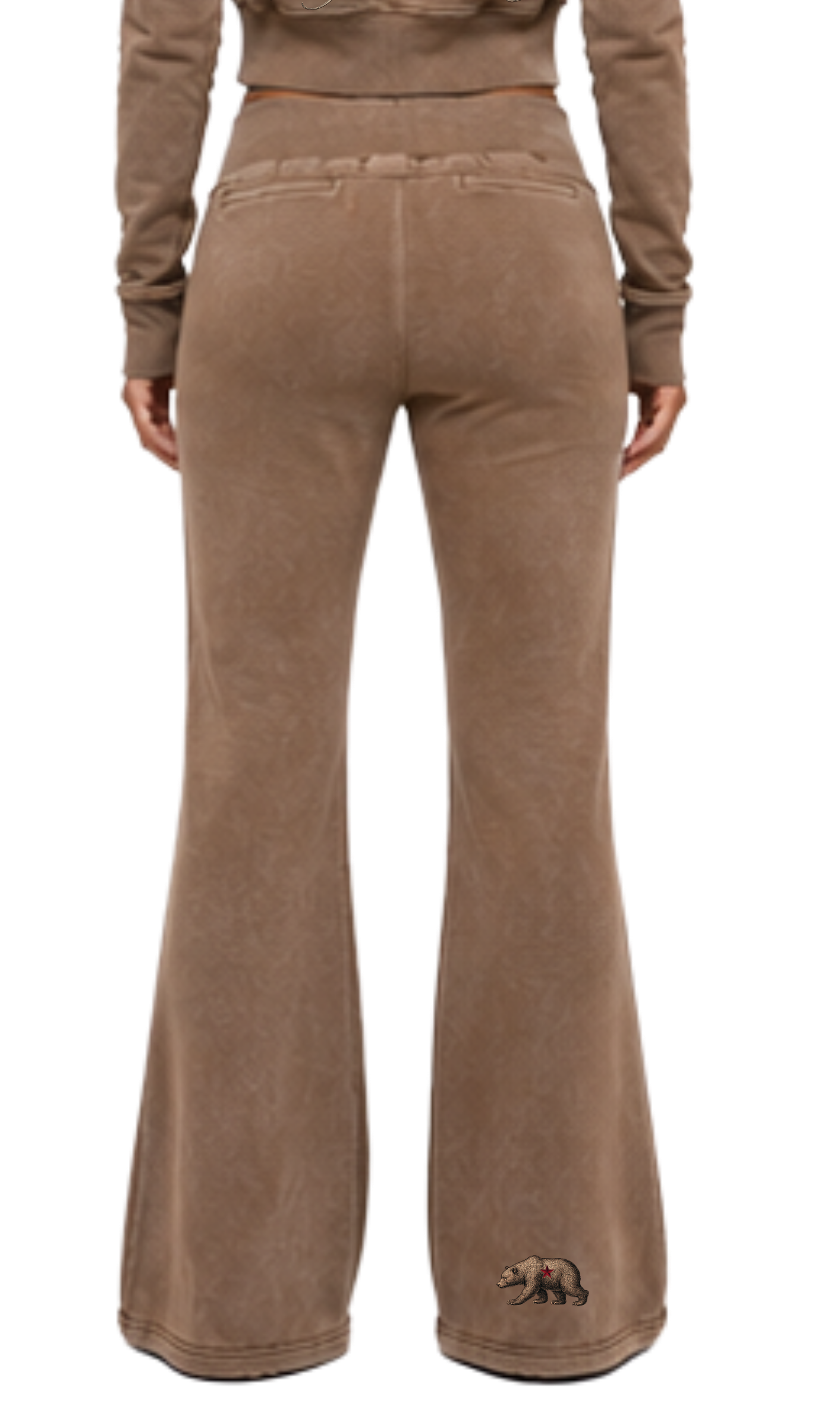 Sonoma Bear Revolt Vintage Washed Flared Fleece Pants Secondary image