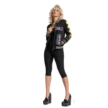 Vintage Neon Cocktails Bomber Jacket